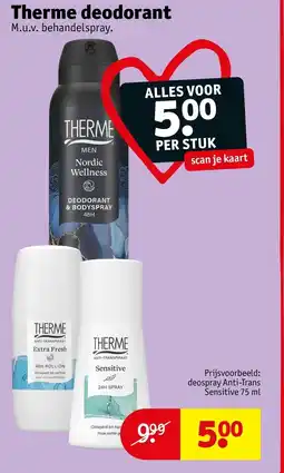 Kruidvat Therme deodorant aanbieding