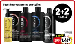 Kruidvat Syoss haarverzorging en styling aanbieding