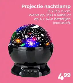 Trekpleister Projectie nachtlamp aanbieding