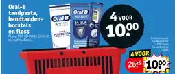 Kruidvat Oral-B tandpasta, handtanden borstels en floss aanbieding