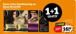 Kruidvat Syoss color haarkleuring en syoss browtint aanbieding