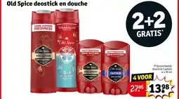 Kruidvat Old spice deostick en douche aanbieding