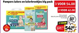 Kruidvat Pampers luiers en luierbroekjes big pack aanbieding
