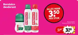 Kruidvat Borotalco deodorant aanbieding