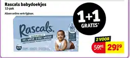 Kruidvat Rascals babydoekjes aanbieding
