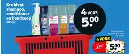 Kruidvat Kruidvat shampoo, conditioner en handzeep aanbieding