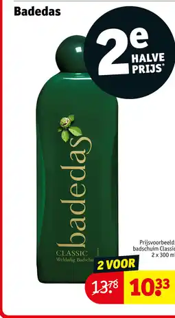 Kruidvat Badedas aanbieding
