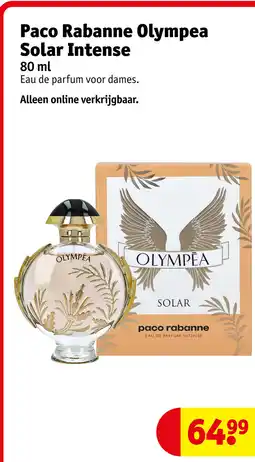 Kruidvat Paco rabanne olympea solar intense aanbieding