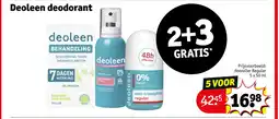 Kruidvat Deoleen deodorant aanbieding