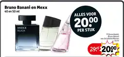 Kruidvat Bruno banani en mexx aanbieding