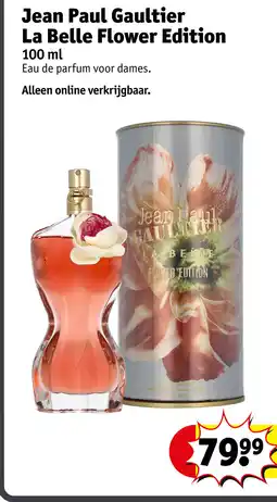 Kruidvat Jean paul gaultier la belle flower edition aanbieding