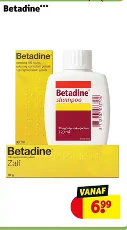 Kruidvat Betadine aanbieding