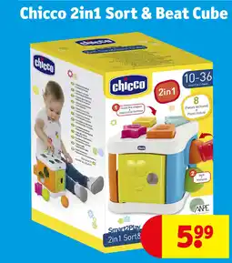 Kruidvat Chicco 2in1 sort & beat cube aanbieding