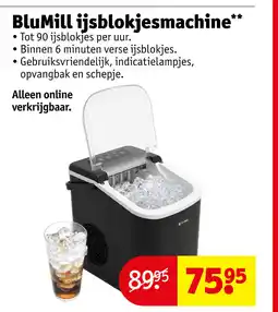 Kruidvat BluMill ijsblokjesmachine aanbieding