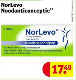 Kruidvat Norlevo noodanticonceptie aanbieding