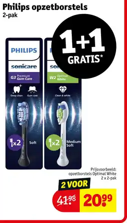 Kruidvat Philips opzetborstels aanbieding