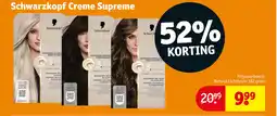 Kruidvat Schwarzkopf creme supreme aanbieding