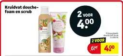 Kruidvat Kruidvat douche foam en scrub aanbieding