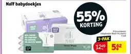 Kruidvat Naïf babydoekjes aanbieding