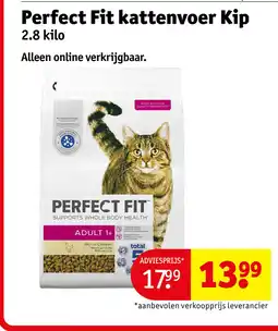 Kruidvat Perfect fit kattenvoer kip aanbieding