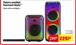 Kruidvat Salora voetbal toernooi deals aanbieding
