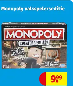 Kruidvat Monopoly valsspelerseditie aanbieding