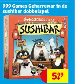 Kruidvat 999 games geharrewar in de sushibar dobbelspel aanbieding