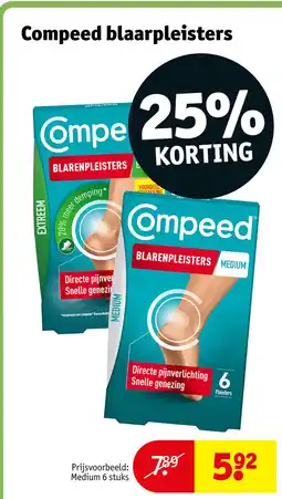 Kruidvat Compeed blaarpleisters aanbieding