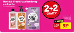 Kruidvat Marcel's green soap handzeep en douche aanbieding