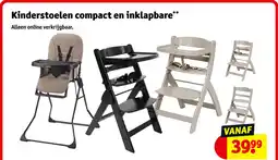 Kruidvat Kinderstoelen compact en inklapbare aanbieding