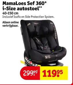 Kruidvat MamaLoes Sef 360° i-Size autostoel aanbieding