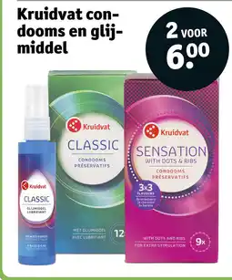 Kruidvat Kruidvat condooms en glij middel aanbieding