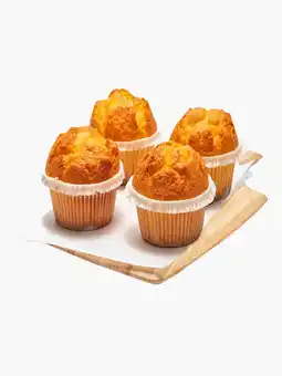 Flink De Stadsbakkerij Muffins naturel 4x100g -20% aanbieding