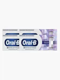 Flink Oral-B White luxe perfection tandpasta 75ml 4x aanbieding