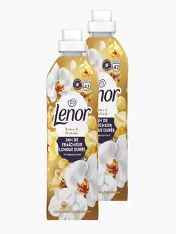 Flink Lenor Wasverzachter amber & orchidee 882ml 2x aanbieding