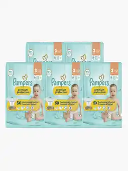 Flink Pampers Premium protection luiers maat 3 29st 5x aanbieding