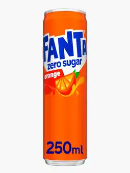 Flink Fanta Orange zero sugar 25cl -10% aanbieding