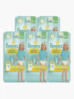 Flink Pampers Premium protection luiers maat 7 17st 5x aanbieding