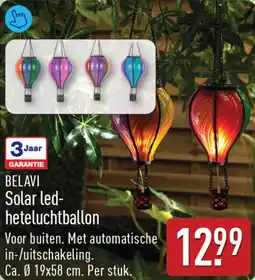 ALDI Belavi Solar Led- Heteluchtballon aanbieding