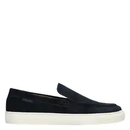 Wehkamp PS Poelman Mick suède loafers donkerblauw aanbieding