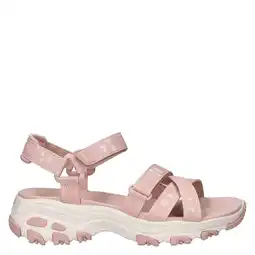 Wehkamp Skechers D'lites chunky sandalen lichtroze aanbieding