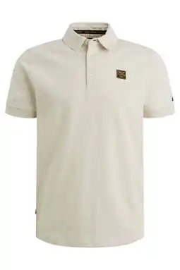 Wehkamp PME Legend regular fit polo met print - ecru aanbieding
