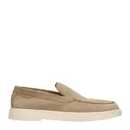 Wehkamp PS Poelman Mason suède loafers lichtbruin aanbieding