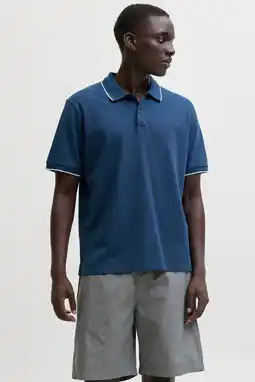Wehkamp JACK & JONES PREMIUM regular polo blauw aanbieding