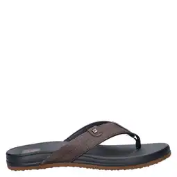 Wehkamp Nelson teenslippers donkerbruin aanbieding