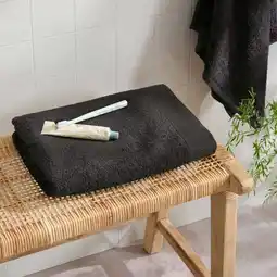 Wehkamp NOUS Living badlaken antraciet (150x100 cm) aanbieding