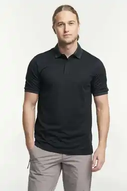 Wehkamp Tenson outdoor polo zwart aanbieding