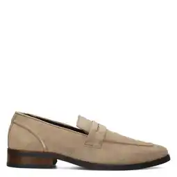 Wehkamp PS Poelman Gerry suède loafers taupe aanbieding