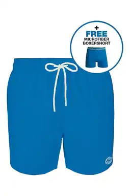 Wehkamp Muchachomalo zwemshort + gratis boxershort blauw aanbieding