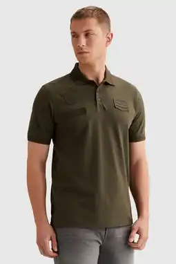 Wehkamp PME Legend regular polo donkergroen aanbieding